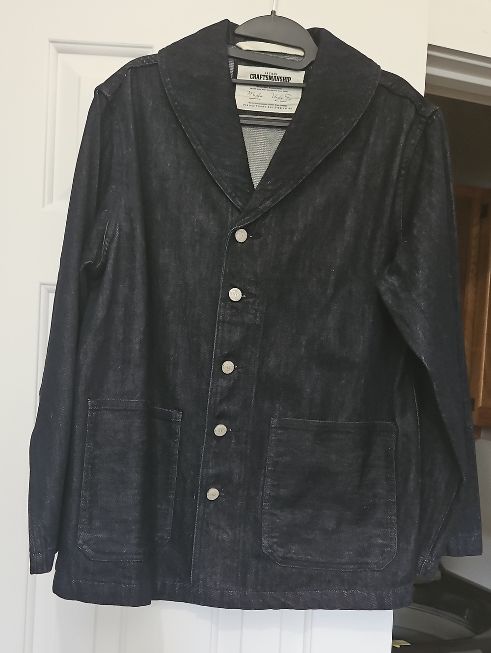 Indigo Denim Women's Button-Front Jacket 100% Cotton